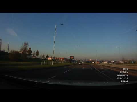 St Helens roundabout near miss