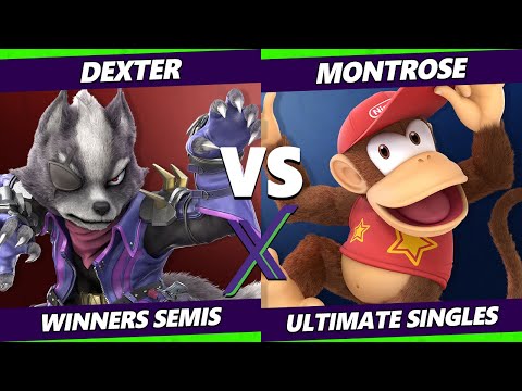 S@X 470 Winners Semis - Dexter (Wolf) Vs. Montrose (Diddy Kong, Ness) Smash Ultimate - SSBU