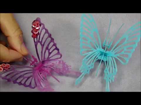 Bygg din egen fjäril: Video DIY Tutorial Make DIY Butterfly Ziddharta Paris Bag