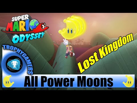 Super Mario Odyssey All Power Moon Locations Lost Kingdom - No commentary