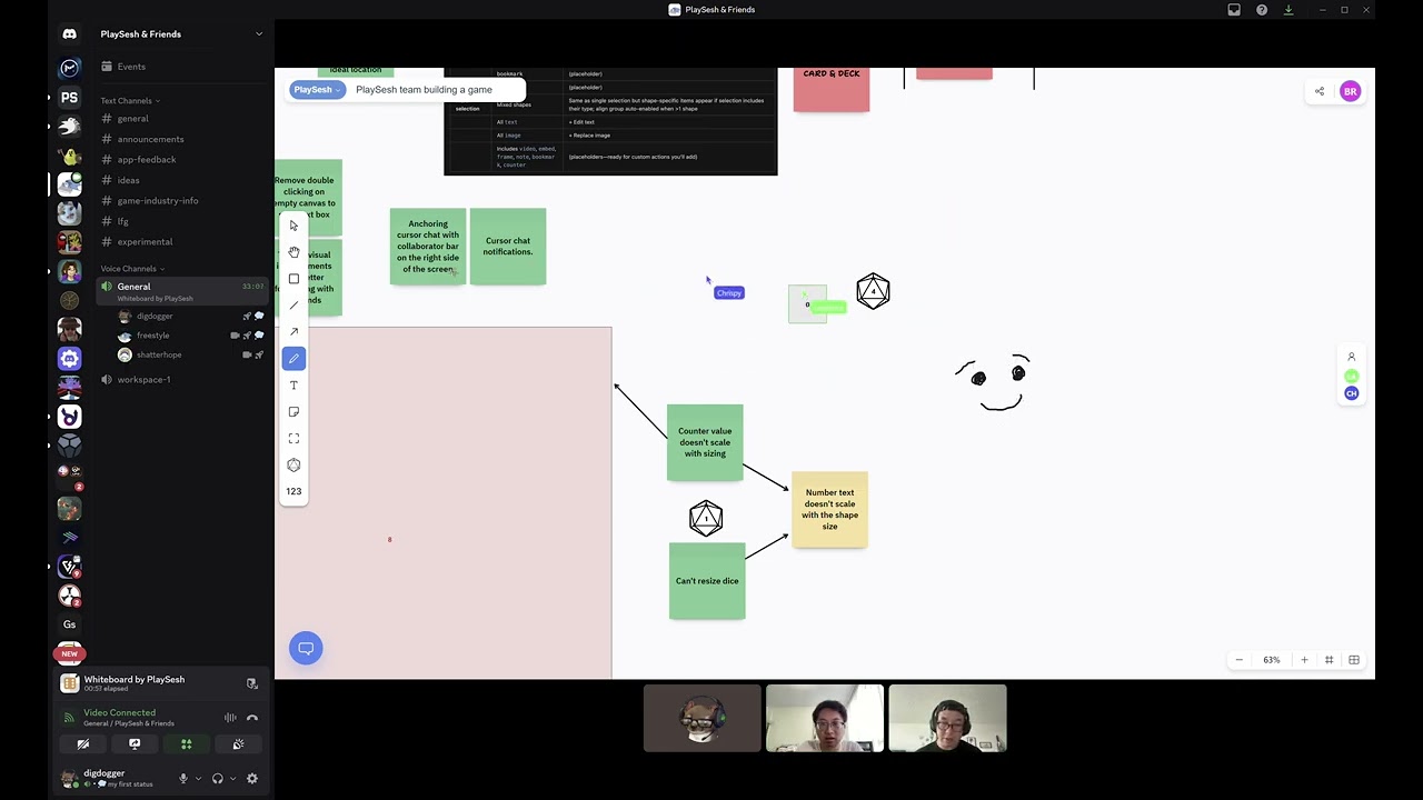 PlaySesh multiplayer game design workspace demo