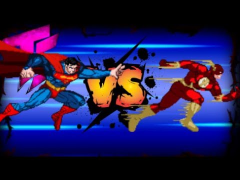 The Flash (Wally West) vs Superman ⚡⚡🔥🔥 Epic JUSTICE MUGEN BATTLE