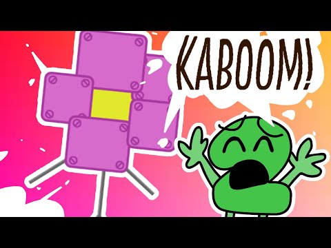 KABOOM But Robot Flower And Two Sing It (FNF/BFDI Cover/Reskin)