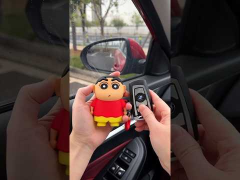 Cute Crayon Shin-chan car key cover #carkeys #keycover #keychain #key #car #trending #shorts