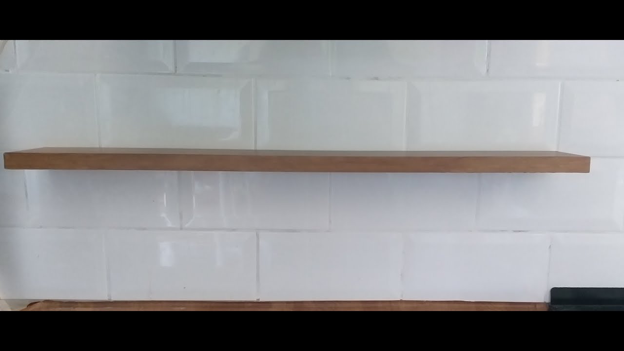 COMO FAZER PRATELEIRA SEM "L" OU MÃO FRANCESA (suporte invisível)#prateleirasuporteinvisivel