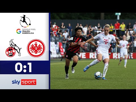 Frankfurt mit Arbeitssieg | 1. FC Köln - Eintracht Frankfurt | Highlights -Frauen-Bundesliga 2023/24