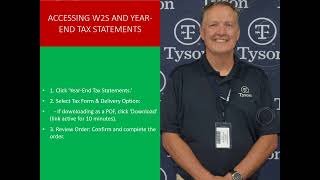 Tyson Foods Pay Stubs & W2s