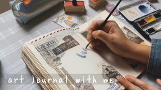 art journal with me | dream travel - italy ♡