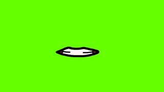Free green screen mouth movement animation