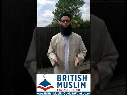 Imam Mohammed Laher, Chair of Peace and Relief International, supports British Muslim COVID19 Fund