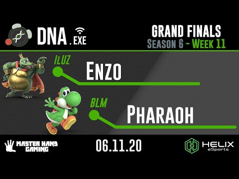 DNA.EXE S6:W11 - IluZ | Enzo (King K. Rool, Palutena) Vs. BLM | Pharaoh (Yoshi) - Grand Finals