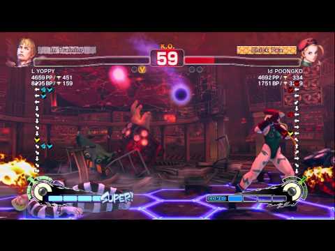 L YOPPY (Cody) vs POONKGO (Cammy) AE2012 Ranked Match *720p HD*