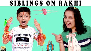 SIBLINGS ON RAKHI | Brother & Sister on Rakhshabandhan Funny kids | Aayu and Pihu Show