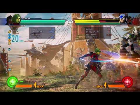 MARVEL VS. CAPCOM: INFINITE Arthur X Gamora combo and reset