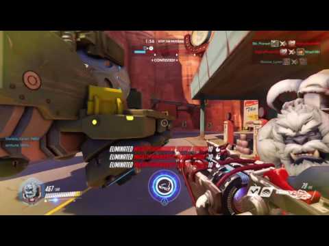 Overwatch Winter Wonderland MP pt3 - BEWARE the Yeti Winston!