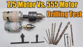 Download lagu 775 DC Motor Vs 555 DC Motor Drill Test Comparison... mp3