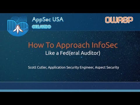 Image thumbnail for talk How To Approach InfoSec Like a Fed(eral Auditor)