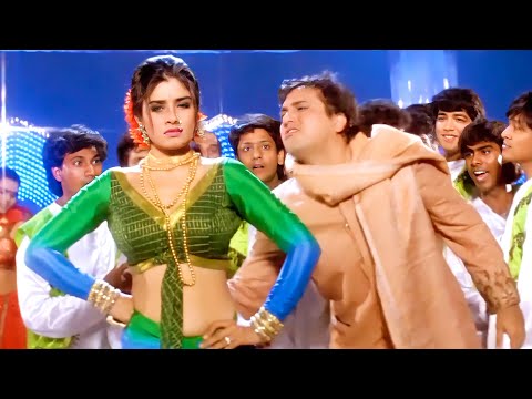 Ladka Deewana Lage ❤️90s Song❤️Dulhe Raja | Anuradha Paudwal, Udit Narayan | Govinda, Raveena Tandon