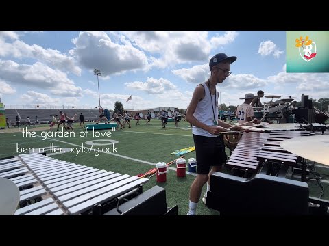 Bluecoats 2023 “The Garden of Love” Xylophone Phone Cam | Ben Miller
