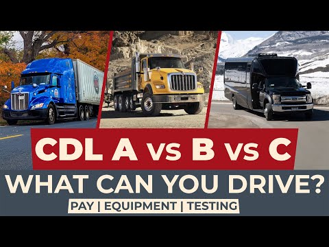 Cdl Class A Vs B Vs C Explained