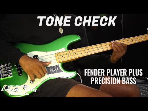 TONE CHECK: Fender Player Plus Precision Bass Demo | No Talking