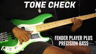 Video thumbnail for TONE CHECK: Fender Player Plus Precision Bass Demo | No Talking by Cream City Music