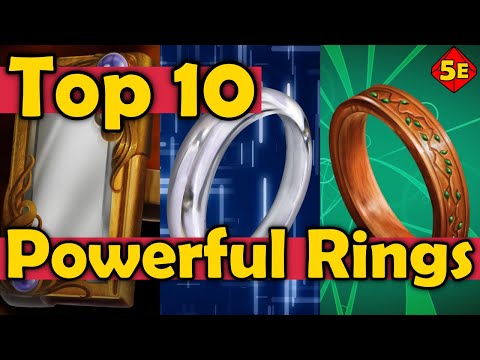 Top 10 Most Powerful Magic Rings in 5e