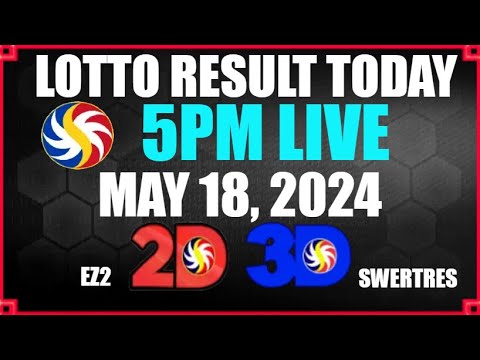 Lotto Results Today 5pm May 18, 2024 Swertres Results