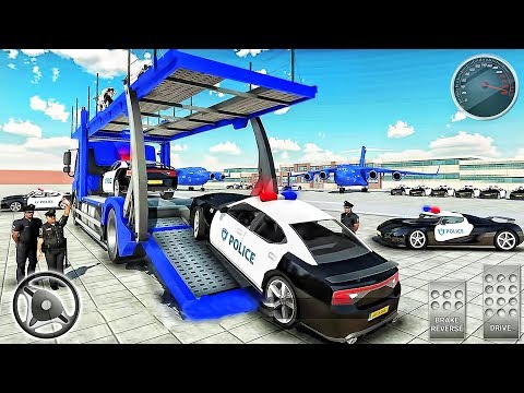 Police Plane Transporter Simulator - Jeep 4x4 Car Driving - Best Android GamePlay