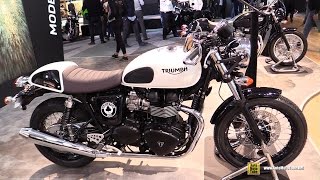 2015 Triumph Thruxton 900 ACE - Walkaround - 2014 EICMA Milan Motorcycle Exhibition
