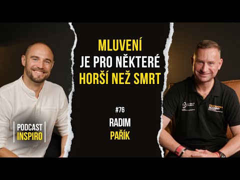 Jak se zbavit strachu z mluvení?! Cenné tipy, které vám zlepší sebevědomí i projev. Radim Pařík