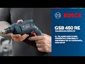 videoTALADRO BOSCH 10 MM GSB 450 RE 450 W  1B5 0H0