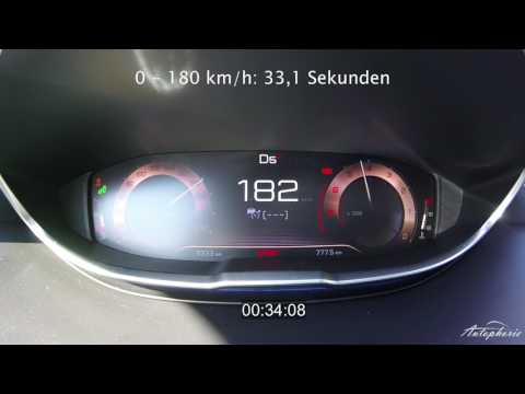 2017 Peugeot 3008 THP 165 EAT6: Acceleration 0 - 180+ kph / 0 - 112+ mph - Autophorie