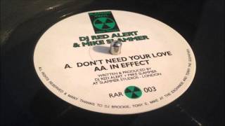 DJ Red Alert & Mike Slammer - Don't Need Your Love