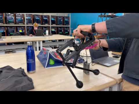Watch the flamingo robot legs video