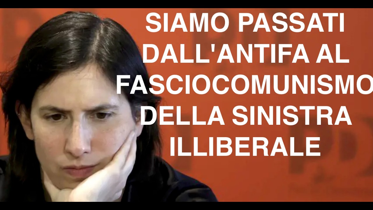 SIAMO PASSATI DALL'ANTIFA AL FASCIOCOMUNISMO DELLA SINISTRA ILLIBERALE
