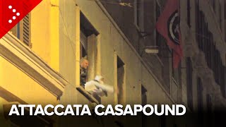 Guerriglia a Roma, attaccata Casapound: lancio oggetti incrociato tra antagonisti e militanti