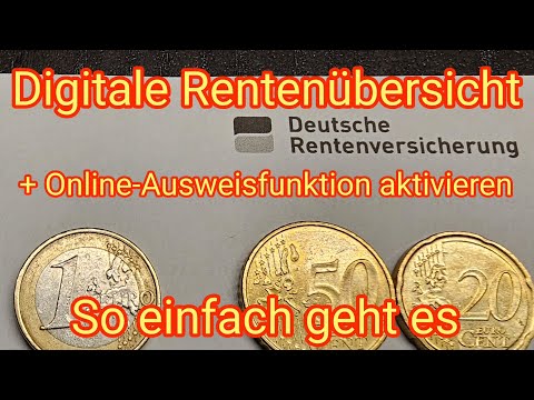 Digitale Rentenübersicht & Online-Ausweisfunktion aktivieren - so einfach geht es