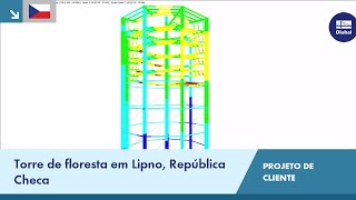 CP 000614 | Torre de floresta em Lipno, República Checa