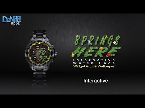 Springs Here HD Watch Face Video