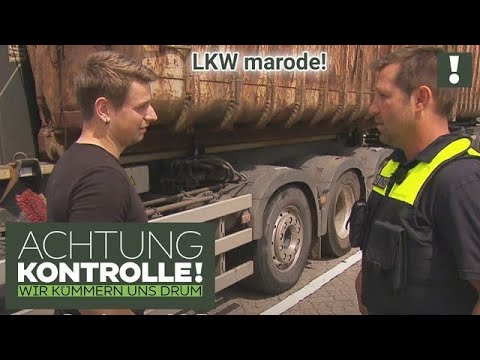 "Sieht RANZIG aus, die KARRE!" 🤨LKW verliert Teile auf Autobahn! | Achtung Kontrolle