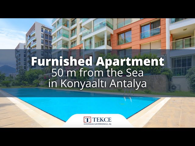 Furnished Apartment 50 m from the Sea in Konyaaltı Antalya