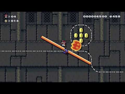 Super Mario Maker 2 – Level 37: Wobbly Seesaw Castle - Walkthrough