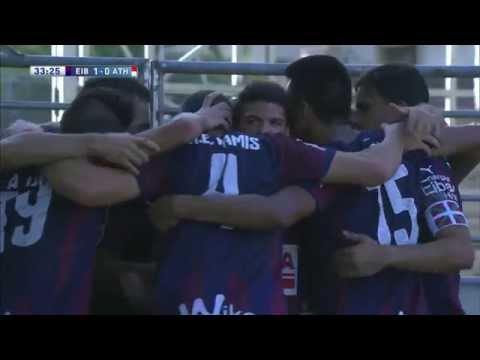 Gol de Saúl Berjón (1-0) SD Eibar - Athletic Club