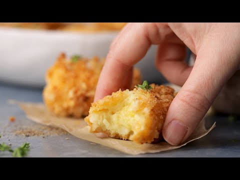 Oven Baked Cheesy Potato Croquettes