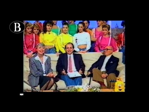 Isa e Pippo Barzizza ospiti di Giancarlo Magalli a "Pronto, è la Rai? 1987.