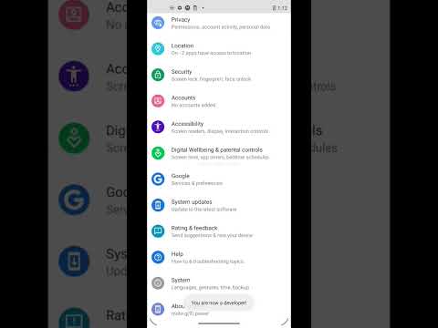 Add {  } Dev Settings | Moto G9 Power | Motorola