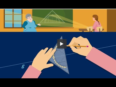 Konstruktionen mit dem Geodreieck  - Winkel und parallele Geraden zeichnen