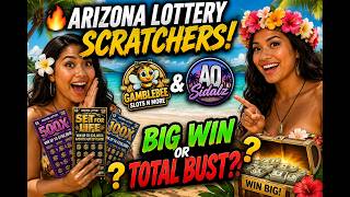 Arizona Lottery Scratchers | Gamblebee Slots N More & Aq Sidalz... BIG WIN or TOTAL BUST!