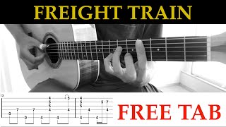 Download lagu Freight Train Elizabeth Cotten Fingerstyle Guitar ... mp3